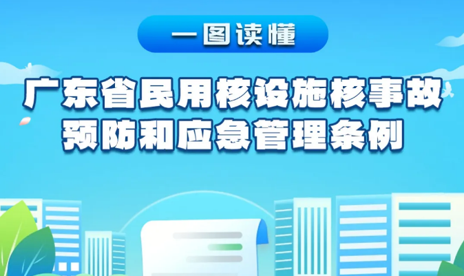 【一圖讀懂】核事故如何預(yù)防和應(yīng)急？快看這項新條例